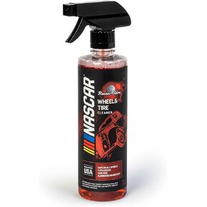 NASCAR - Runnin' Shine Wheel & Tire Cleaner 16oz - Professional Grade Wheel Cleaner for Car Detailing | Rim Cleaner & Brake Dust Remover | Safe On Chrome, Clear Coated, & Alloy Wheels