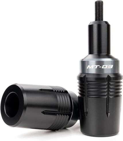 MOWOK FIT لـ MT03 MT-03 MT 03 2014-2025 2024 2023 2022 2021 إكسسوارات الدراجات النارية لا توجد مجموعات متزحلقات تحطم محرك حارس حماية السقوط (الأسود) in Kuwait