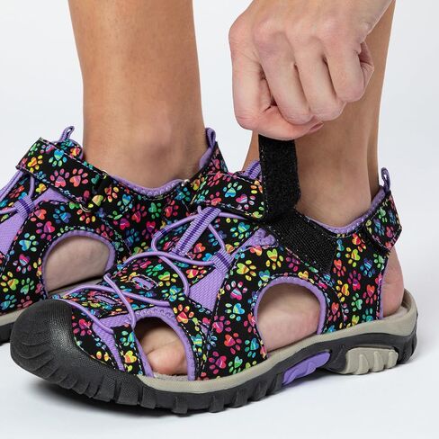 GreaterGood Walking Paws Sport Sandals Closed Toe Adjustable Straps Lightweight Flexible Durable Outdoor Shoes Gifts for Women in Saudi Arabia