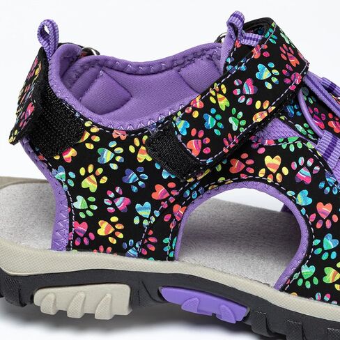 GreaterGood Walking Paws Sport Sandals Closed Toe Adjustable Straps Lightweight Flexible Durable Outdoor Shoes Gifts for Women in Saudi Arabia