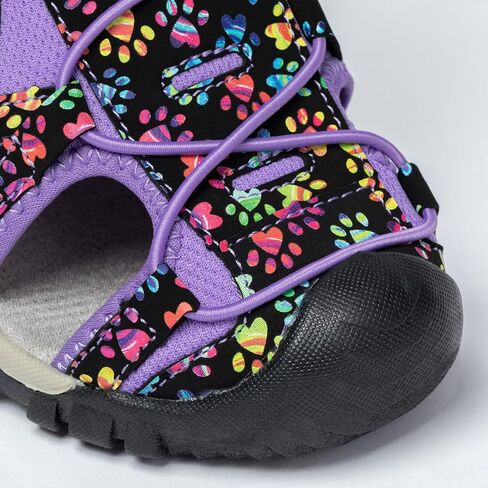 GreaterGood Walking Paws Sport Sandals Closed Toe Adjustable Straps Lightweight Flexible Durable Outdoor Shoes Gifts for Women in Saudi Arabia