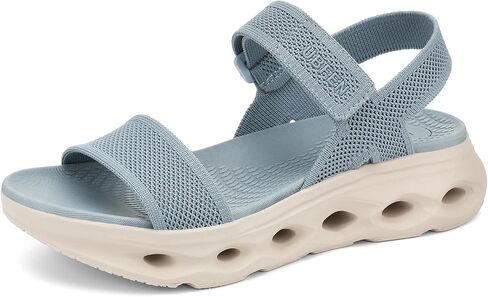 UBFEN Womens Sport Sandals مريحة المشي قوس الدعم قوس القوس القابل للتعديل منصة حزام الكاحل ناعم وسادة سوبى القدم in Kuwait