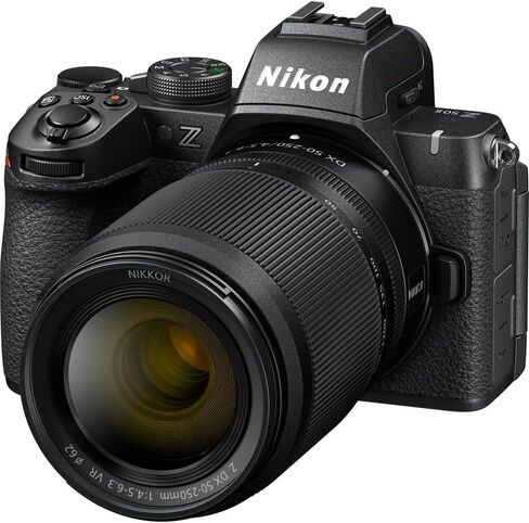 كاميرا Nikon Z 50 بدون مرآة، هيكل 4K DX + طقم عدسات 16-50 مم و50-250 مم 1632، حزمة صانعي الأفلام بما في ذلك مثبت DJI RS 3 Mini Gimbal + حقيبة ظهر للتصوير الفوتوغرافي Deco Gear + بطاقة وبرامج سعة 64 جيجابايت in Saudi Arabia