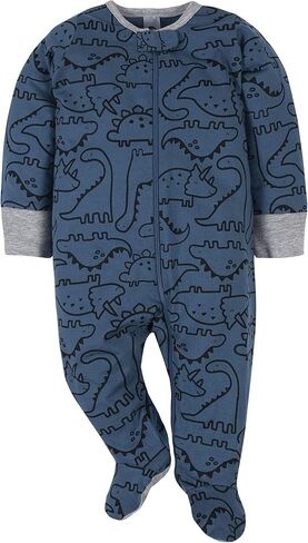 Gerber Baby Boys' 4 Pack Sleep 'N Play Footie, Fox, 6-9 Months in Saudi Arabia