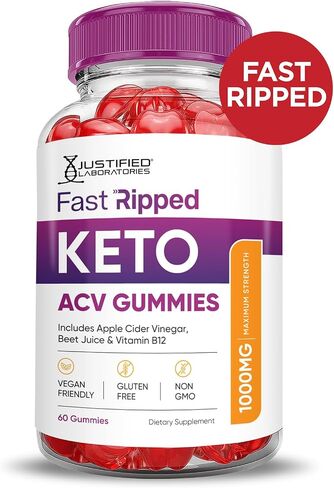 Justified Laboratories (3 Pack Keto Rush Keto ACV Gummies Formula 1000MG Keto Rush Keto Gummies Apple Cider Vinegar Boost Formulated with Pomegranate Beet Juice Powder B12 Vegan Non GMO 180 Gummys in Kuwait