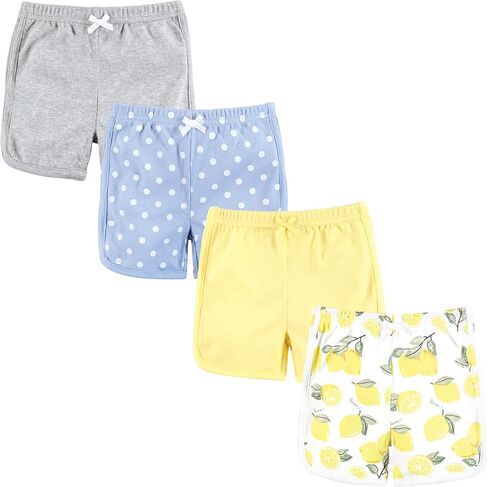 Hudson Baby Unisex Baby and Toddler Shorts Bottoms 4-Pack, Pirate, 12-18 Months in Kuwait