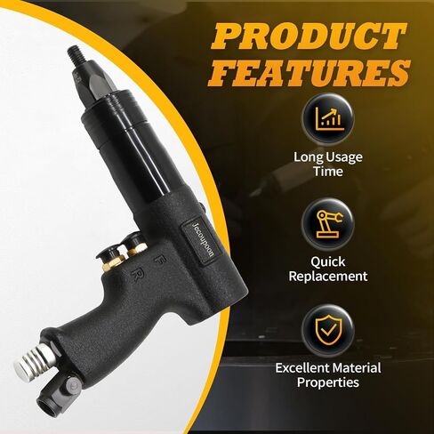 بندقية مسدس مسدس للبرامج الهوائية ومسدس السرعة القابل للتعديل مع 10-24 و 1/4 و 5/16 و 3/8 بندقية برشام الجوز (الحزمة ب) in Saudi Arabia