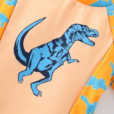 Toddler Boys One Piece Swimsuit Baby UPF 50+ Crab Cartoon Swimwear 3M-4T | Infant Boy Lovely Prints Rashguard Bathing Suit,Sun Protection,Short Sleeve,Zipper,Summer Beach Pool in Kuwait