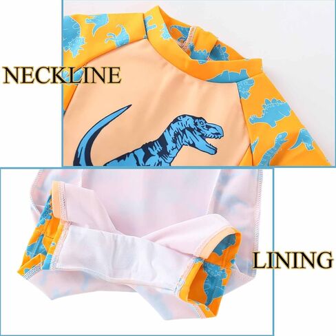 Toddler Boys One Piece Swimsuit Baby UPF 50+ Crab Cartoon Swimwear 3M-4T | Infant Boy Lovely Prints Rashguard Bathing Suit,Sun Protection,Short Sleeve,Zipper,Summer Beach Pool in Kuwait