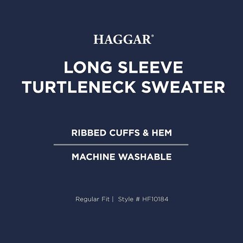 Haggar Mens Long Sleeve Turtleneck Sweater in Saudi Arabia