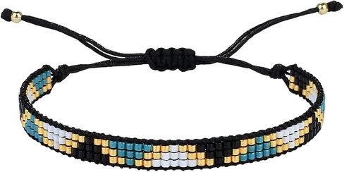 KELITCH Clear Miyuki Beaded Bracelets Handmade Friendship Strand Bracelets Charm Adjustment Bracelets Jewelry For Women in Saudi Arabia