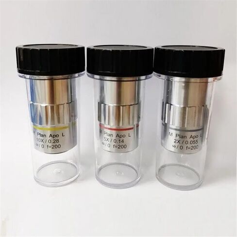 M26 Metallographic Microscope Long Working Distance APO Plan Objectives F=200 95mm Visible Achromatic Objective Lens (Color : 50X) in Saudi Arabia