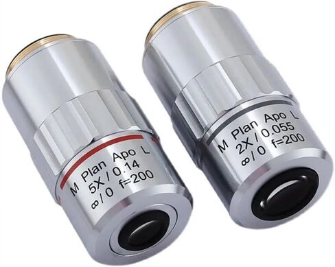 M26 Metallographic Microscope Long Working Distance APO Plan Objectives F=200 95mm Visible Achromatic Objective Lens (Color : 50X) in Saudi Arabia