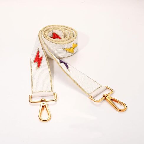 Boderier Western Cowgirl Beaded Purse Straps Replacement Crossbody Bag Strap Beaded Yeehaw Star Shoulder Straps for Bags (Yeehaw Star) in Saudi Arabia