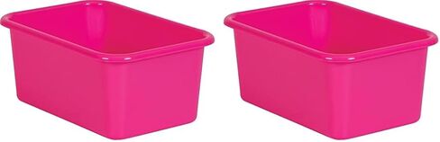 Teacher Created Resources® Pink Small Plastic Storage Bin in Kuwait