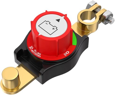 Top Post Batter Batchonction Switch Master Switch ، 12-48V مفتاح قطع البطارية الشاق ، مفاتيح مفاتيح قتل الطاقة مغلقة للسيارة ، ATV ، RV ، بطاريات القوارب والسيارات (TOP POST) in Kuwait