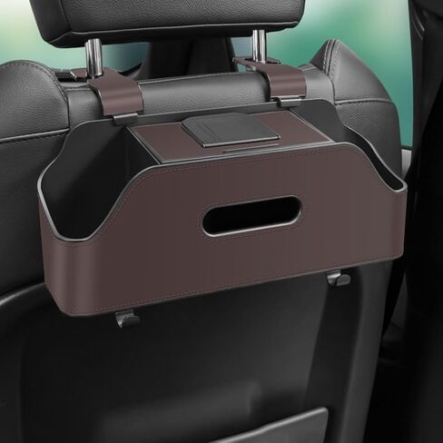 Car Seat Organizer, Car Hanging Headrest Backseat Organizer with 2 Drink Cup Holder,Backseat Car Organizer, Tissue Box and Mobile phone holder for Kids and Travel in Saudi Arabia