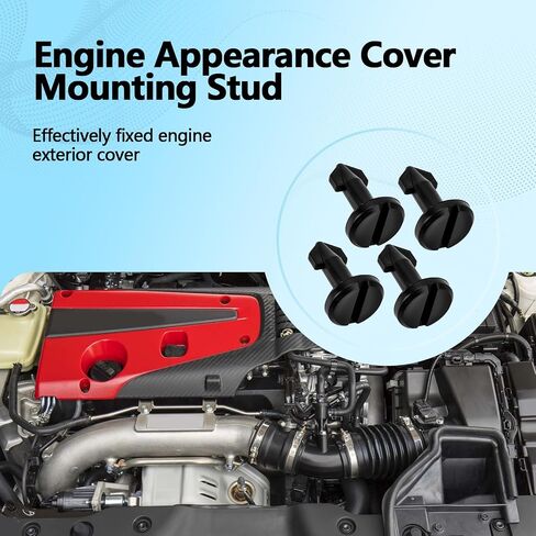 4PCS Engine Appearance Cover Mounting Stud Compatible with Honda Replaces 91501-SS8-A01 91501SS8A01 in Saudi Arabia