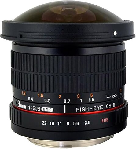 Rokinon HD8M-FX HD 8mm F3.5 Fisheye Lens for Fujifilm X-Mount Cameras in Saudi Arabia