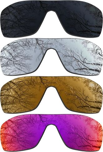 Set of 4 Polarized Replacement Lenses for Oakley Turbine Rotor OO9307 Pack-BSFE2 in Saudi Arabia