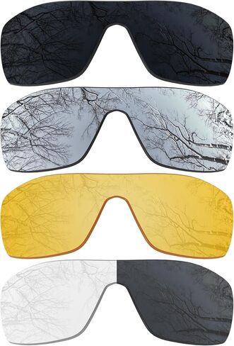 Set of 4 Polarized Replacement Lenses for Oakley Turbine Rotor OO9307 Pack-BSFE2 in Saudi Arabia
