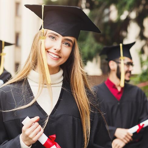 20Pcs Gold Graduation Tassels Academic Grad Cap Hat Tassel with 2025 Gold Charm for 2025 Graduation Ceremonies Accessories in Saudi Arabia