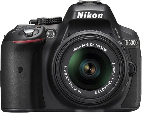 Nikon D5300 24.2 MP CMOS Digital SLR Camera with 18-140mm f/3.5-5.6G ED VR Auto Focus-S DX NIKKOR Zoom Lens (Black) in Saudi Arabia
