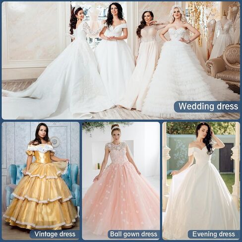 Mannice Full 6 Hoop Petticoat Skirt, Petticoats for Women Floor Length Crinoline Underskirt Petticoat Slip for Wedding in Saudi Arabia