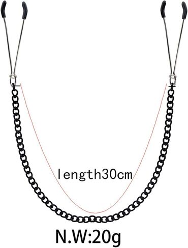 Body Jewelry Non Piercing Nipple Clamps Adjustable Stainless Steel Body Chain Clips Fake Nipple Piercing for Women Beginner Jewelry in Saudi Arabia