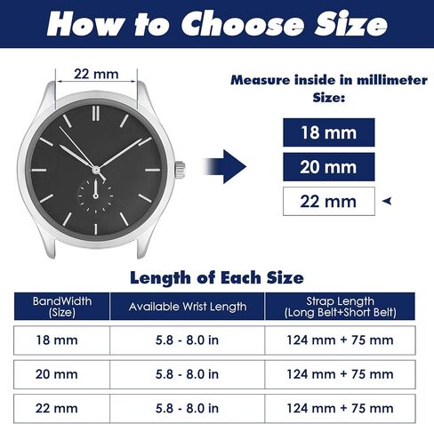 Silicone Watch Bands, Slim Watch Straps with Quick Release Waterproof Sport Watchbands for Men and Women in Kuwait