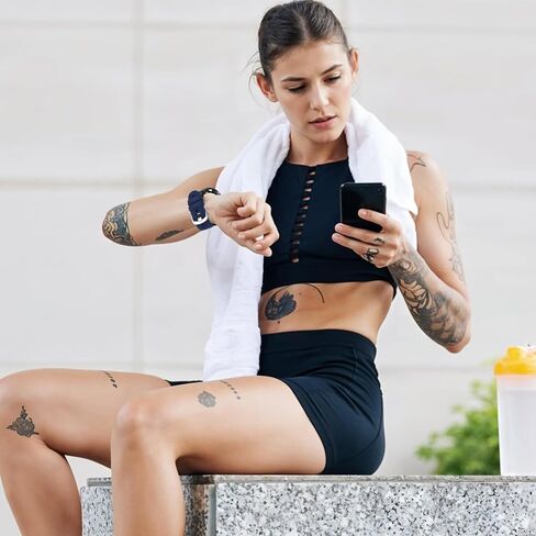 Silicone Watch Bands, Slim Watch Straps with Quick Release Waterproof Sport Watchbands for Men and Women in Kuwait