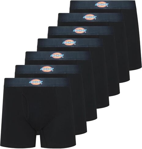 Dickies Mens Intelder 7 Pack Mens Boxer Boxer for Men Cotton Stretch in Saudi Arabia