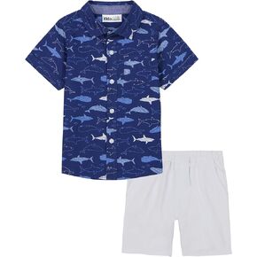 Kids Headquarters Boys 2pc Shirt Short Set