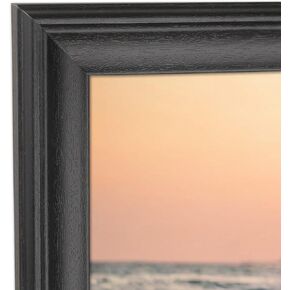 12x33 Picture Frame Solid Wood Panoramica Photo Frame 12x33 inch Poster Frame Painting Frame Black (X23B1233)