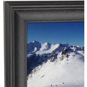12x25 inch Panoramica Picture Frame Solid Wood Photo Frame 12x25 inch Poster Frame Painting Frame Black (X23B1225)