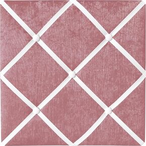 Sweet Jojo Designs Pink Fabric Memory Memo Photo Bulletin Board - Solid Light Blush Crinkle Crushed Velvet Luxurious Elegant Princess Boho Shabby Chic Luxury Glam High End Boutique for Lace Collection