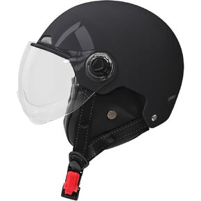 خوذة دراجة نارية للبالغين نصف خوذة مع قناع مقاوم للرياح للطراد ، والدراجات على الطرق ، والدراجات الكهربائية ، والدراجات البخارية خوذة بارد للرجال والنساء. in Kuwait