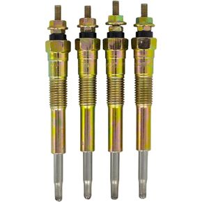 4X Glow Plug 19850-67030 19850-67020 Compatible with Toyota 1CT 1KZ-T 1KZ-TE Hilux Hiace Prado Picnic Caldina Gaia 3.0L Diesel 1996-2012 1985067030 CP-22