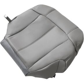 Priprilod 922/122 Gray Driver Side Bottom Replacement Seat Cover Compatible with Chevy Silverado Tahoe Suburban Avalanche GMC Sierra Yukon 1999 2000 2001 2002