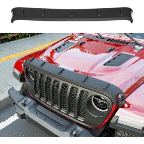 powoq Hood Deflector Compatible with 2020-2025 Jeep Gladiator JT Hood Protector Wrangler JL Shield TPE Deflector Replacement for 2020-2025 Jeep Gladiator JT Accessories