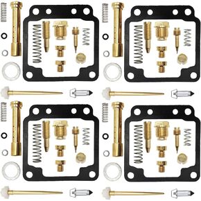 4-Pack Carburetor Carb Repair Rebuild Kits Replacement for Yamaha Maxim 650 XJ650 Maxim 700 XJ700 Maxim 750 XJ750 Maxim 650 XJ650L Maxim 750 XJ750M XJ650R XJ750R