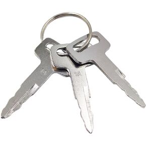 3Pcs 1A Ignition Keys Compatible with Nissan Forklift Lift Trucks Models Unicarriers Forklifts KEY00-GB01A