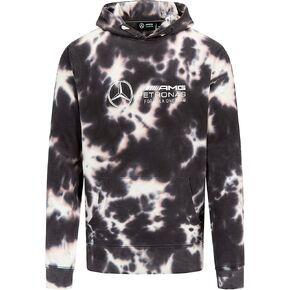 Mercedes AMG Petronas Formula One Team - Tie Dye Hoodie - Grey - Men - Size: L
