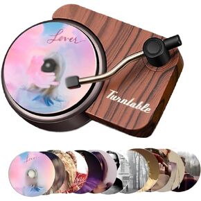 Taylo r Car Air Freshener 1pcs Record Player Car Vent Clip Air Diffuser with 12pcs Refill Pads Aromatherapy Tablets for Swif t Fans Gift, Music Lovers Gifts (TS-air)