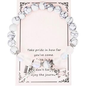 Kivosliviz Hairstylist Gift Bracelet for Women Cosmetology Student Graduation Gifts Hairdresser Bracelet