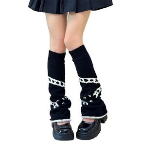 Goth Punk Leg Warmers for Womens Rave Hippie Grunge Cute Knit Winter in Kuwait
