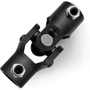 3/4 "-20 spline x 3/4" DD Black Steering Universal Coint Single u sneft ، الطول الإجمالي: 96 مم (3-3/4 ")