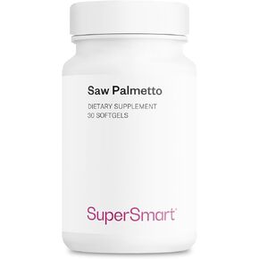 Supersmart Saw Palmetto 320mg per Day (High Strength) - Serenoa Repens Berries Extract - Saw Palmetto Oil Supplement for Men & Women | Non-GMO & Gluten Free - 30 Softgels