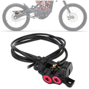 Motorcycle Rear Brake Caliper + Oil Hose CNC for Surron Sur Ron LBX Light Bee X/S Electric Dirt Bike EBike