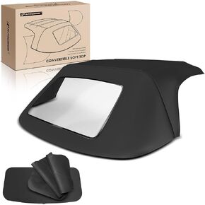 A-Premium Black Convertible Soft Top with Plastic Window Compatible with BMW E36 3-series 318i 1994-1998 323i M3 1998-1999 325i 1994-1995 328i 1996-1999